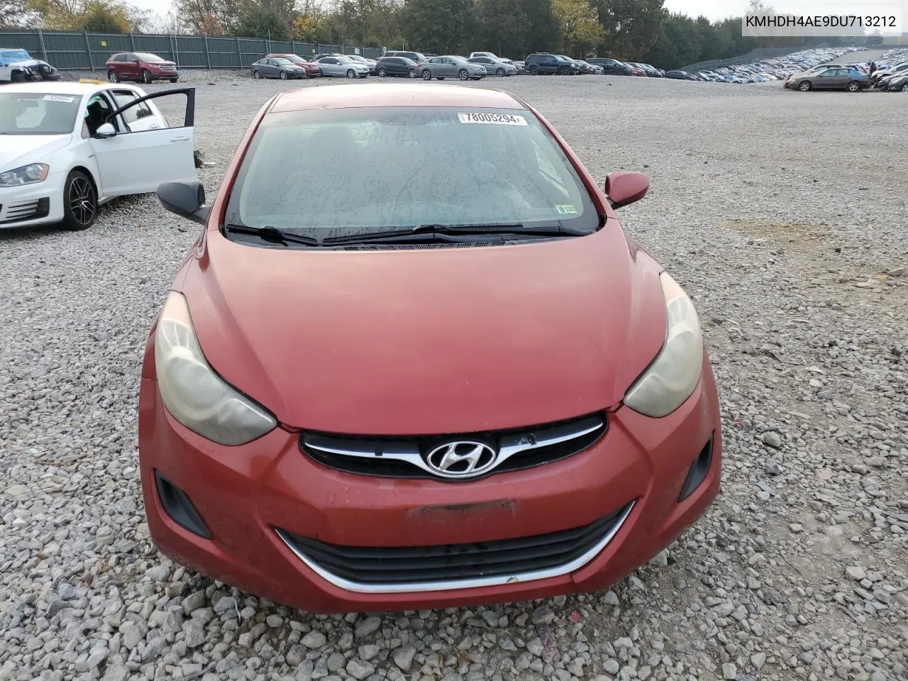 2013 Hyundai Elantra Gls VIN: KMHDH4AE9DU713212 Lot: 78005294