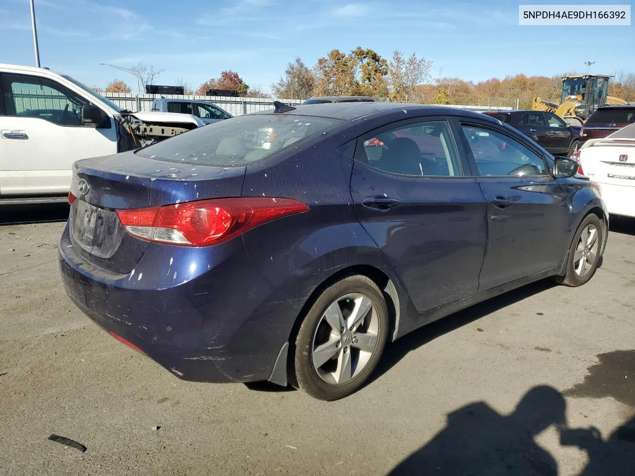 2013 Hyundai Elantra Gls VIN: 5NPDH4AE9DH166392 Lot: 78008274