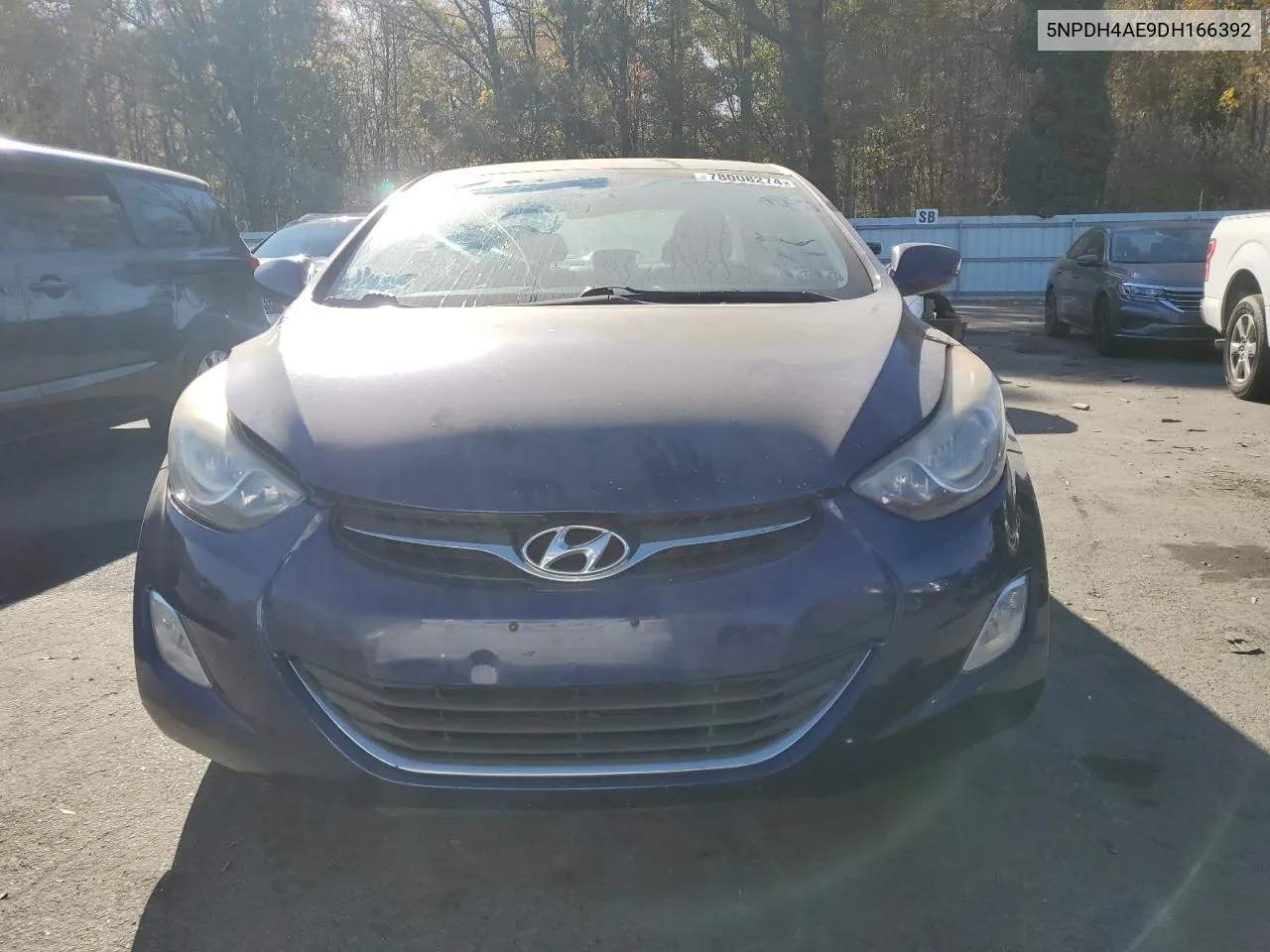 5NPDH4AE9DH166392 2013 Hyundai Elantra Gls