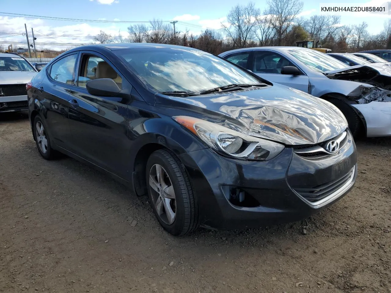 2013 Hyundai Elantra Gls VIN: KMHDH4AE2DU858401 Lot: 78274534