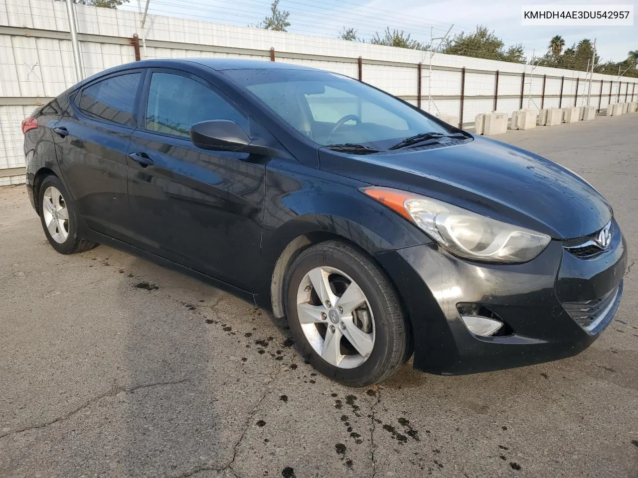 2013 Hyundai Elantra Gls VIN: KMHDH4AE3DU542957 Lot: 78703534