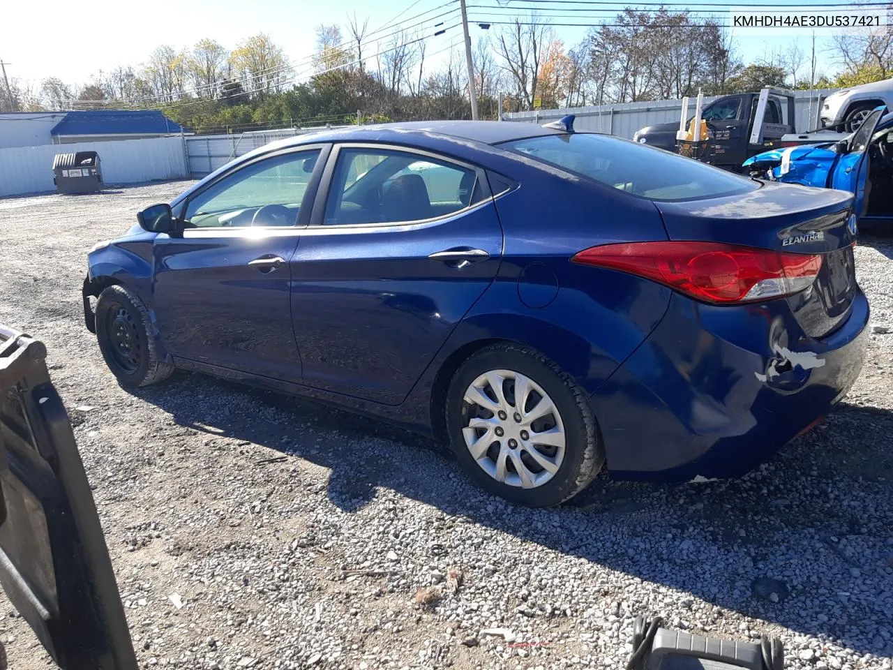 2013 Hyundai Elantra Gls VIN: KMHDH4AE3DU537421 Lot: 78737294