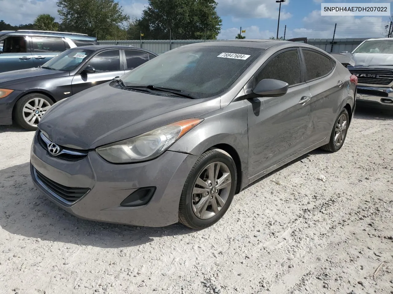 2013 Hyundai Elantra Gls VIN: 5NPDH4AE7DH207022 Lot: 78847604