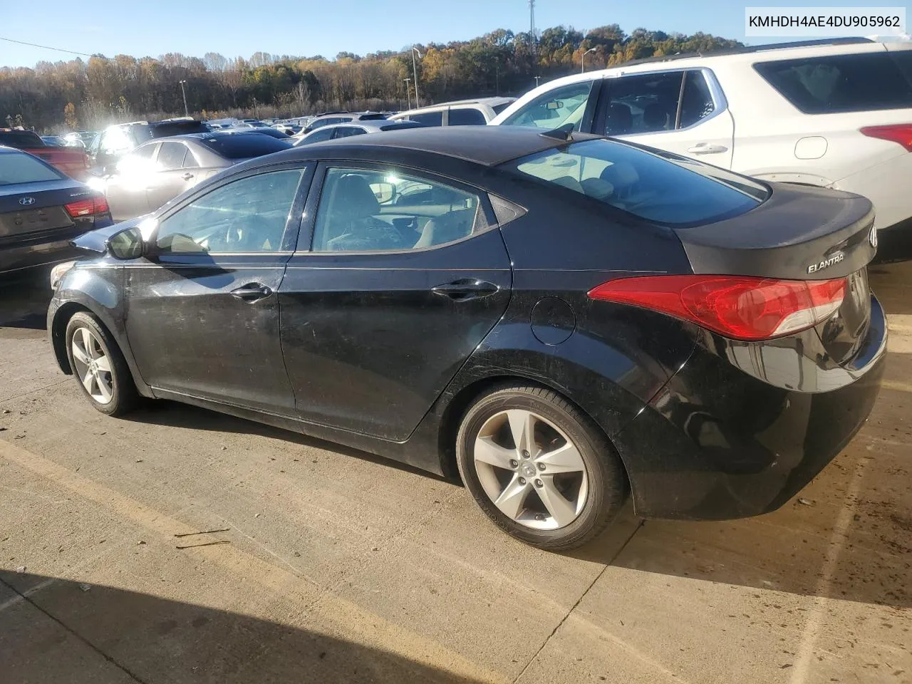 2013 Hyundai Elantra Gls VIN: KMHDH4AE4DU905962 Lot: 78887544