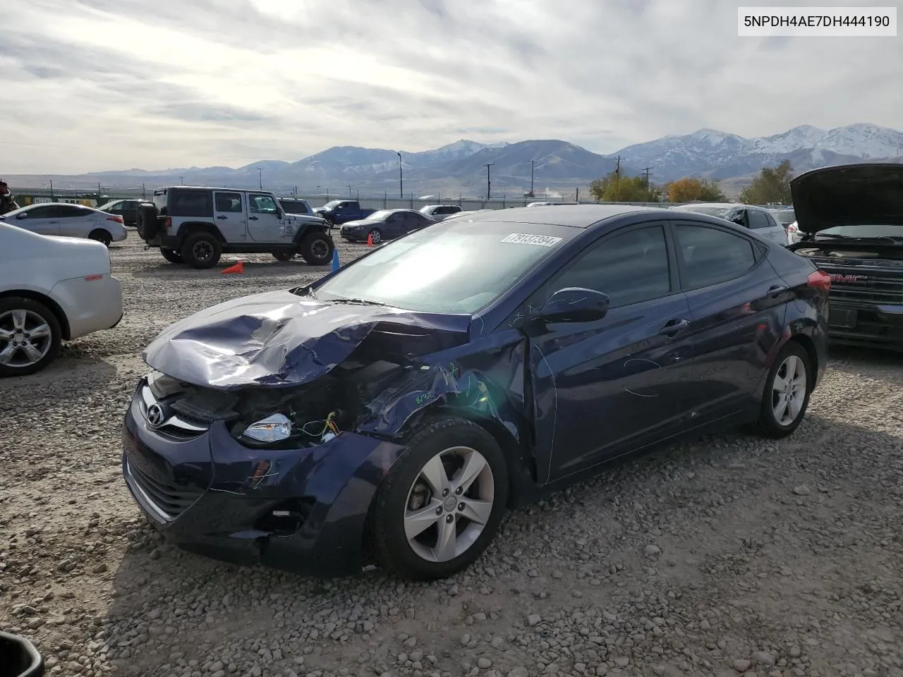 2013 Hyundai Elantra Gls VIN: 5NPDH4AE7DH444190 Lot: 79137394