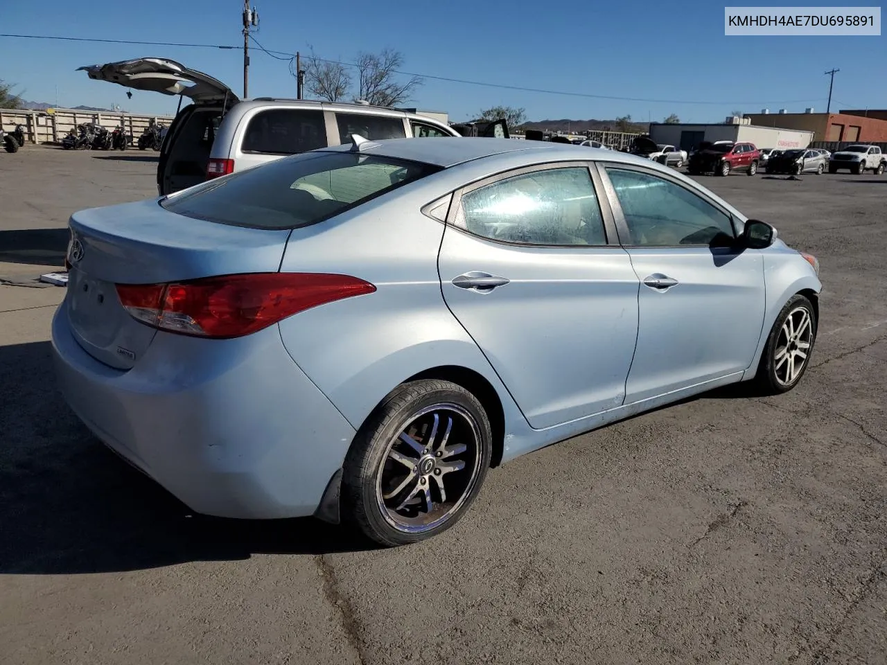 2013 Hyundai Elantra Gls VIN: KMHDH4AE7DU695891 Lot: 79138504