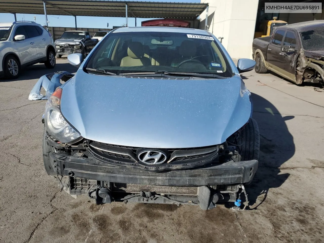 2013 Hyundai Elantra Gls VIN: KMHDH4AE7DU695891 Lot: 79138504