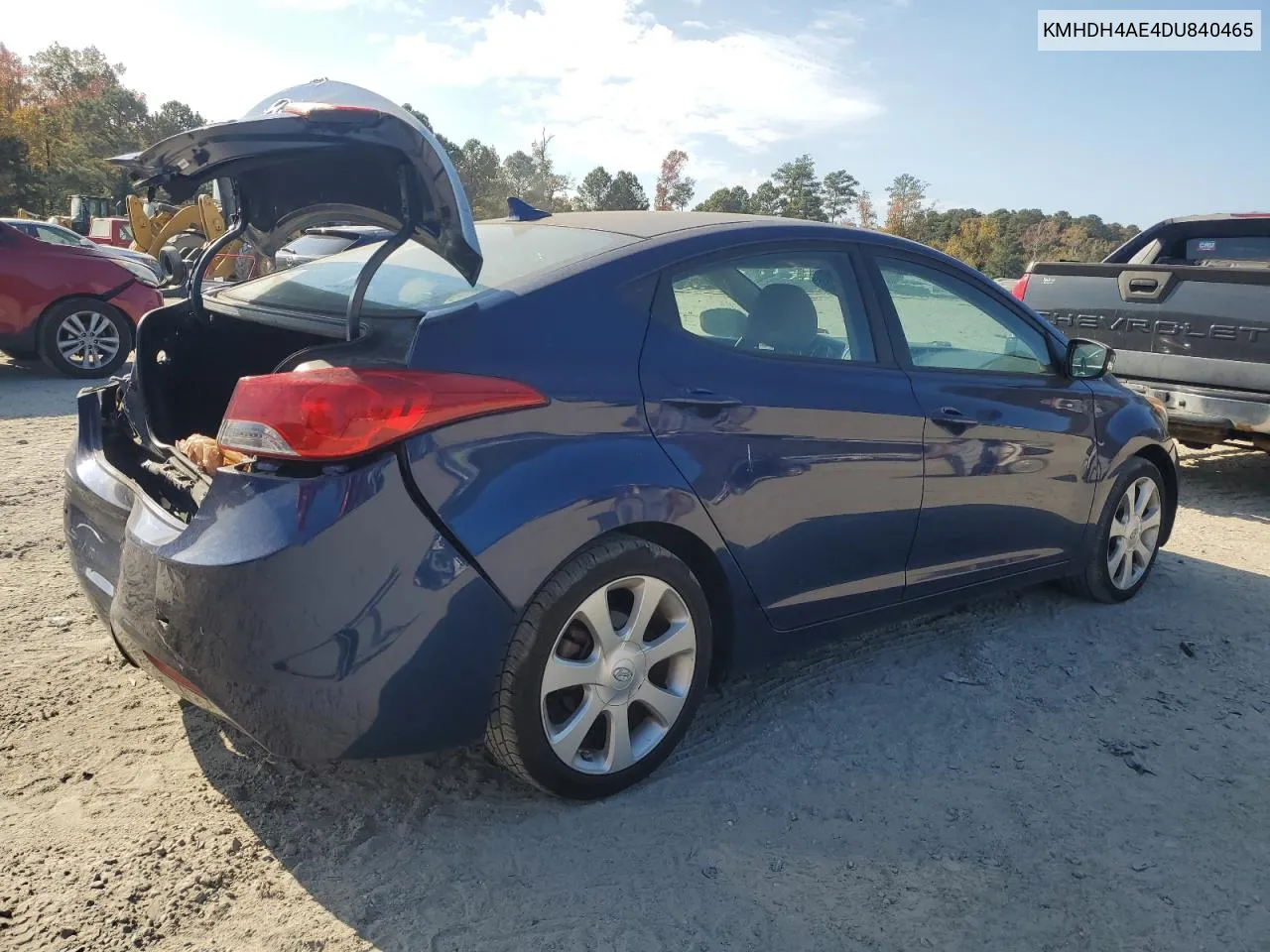 2013 Hyundai Elantra Gls VIN: KMHDH4AE4DU840465 Lot: 79720584