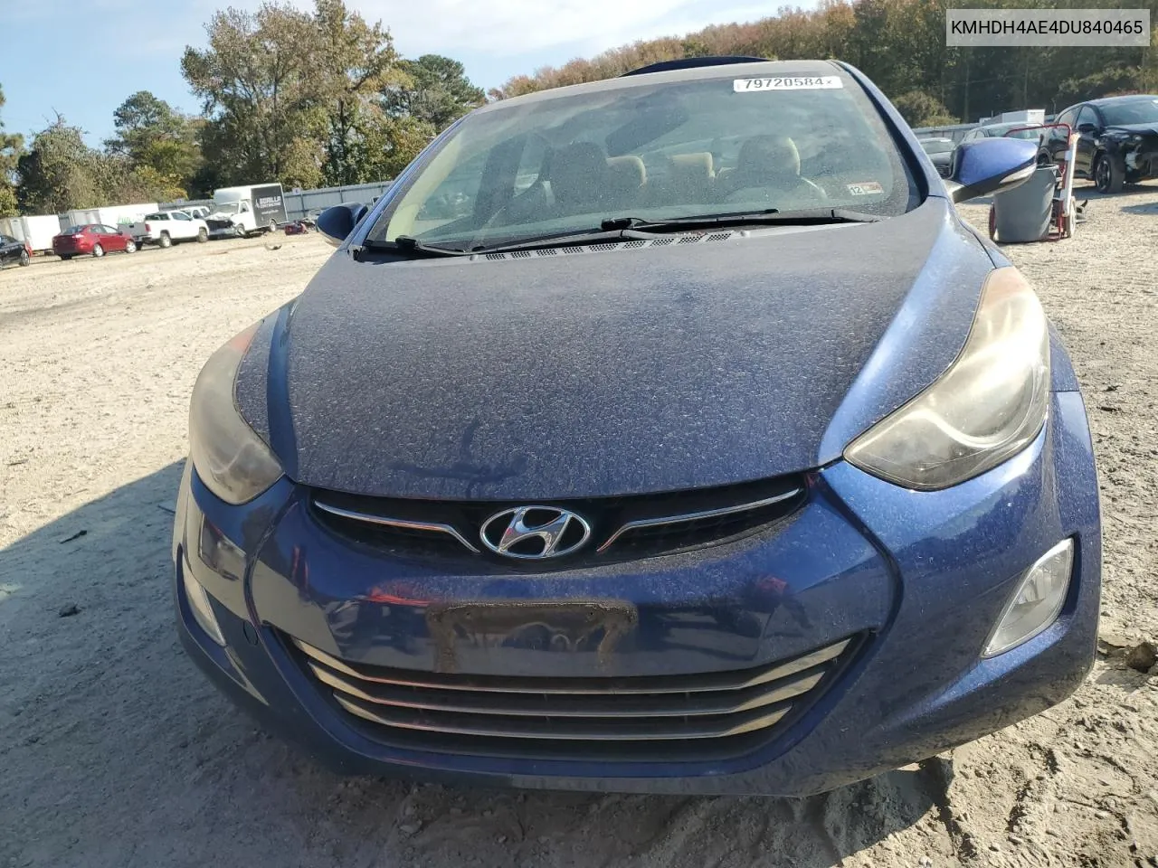 2013 Hyundai Elantra Gls VIN: KMHDH4AE4DU840465 Lot: 79720584