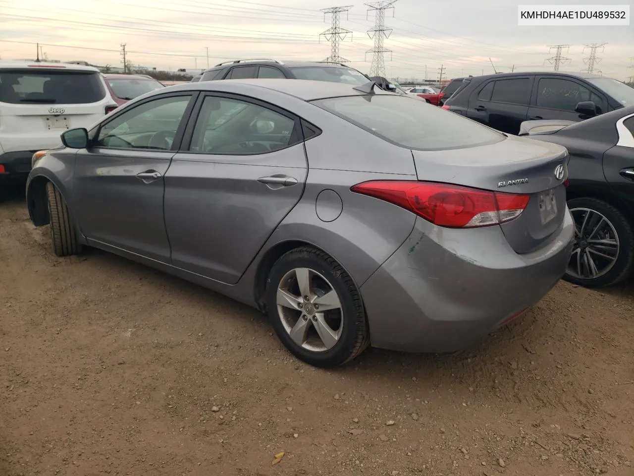 2013 Hyundai Elantra Gls VIN: KMHDH4AE1DU489532 Lot: 80583374