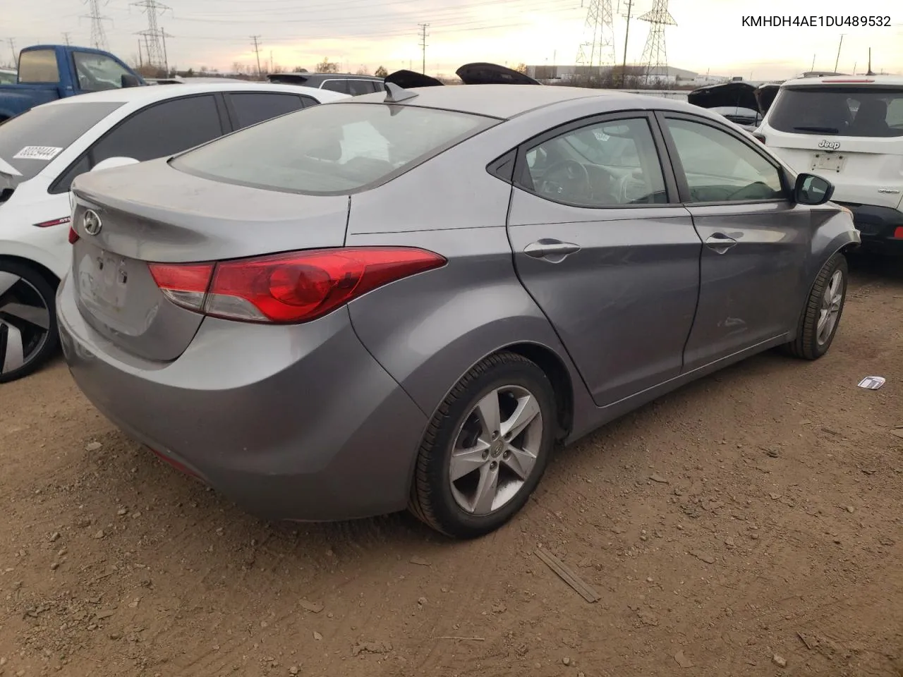 2013 Hyundai Elantra Gls VIN: KMHDH4AE1DU489532 Lot: 80583374