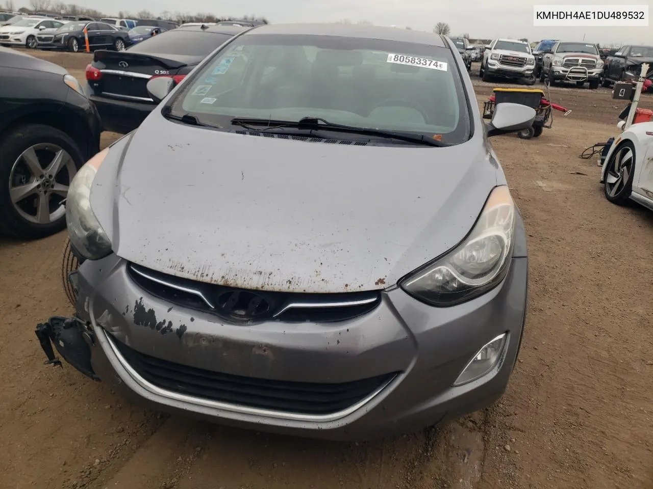 2013 Hyundai Elantra Gls VIN: KMHDH4AE1DU489532 Lot: 80583374