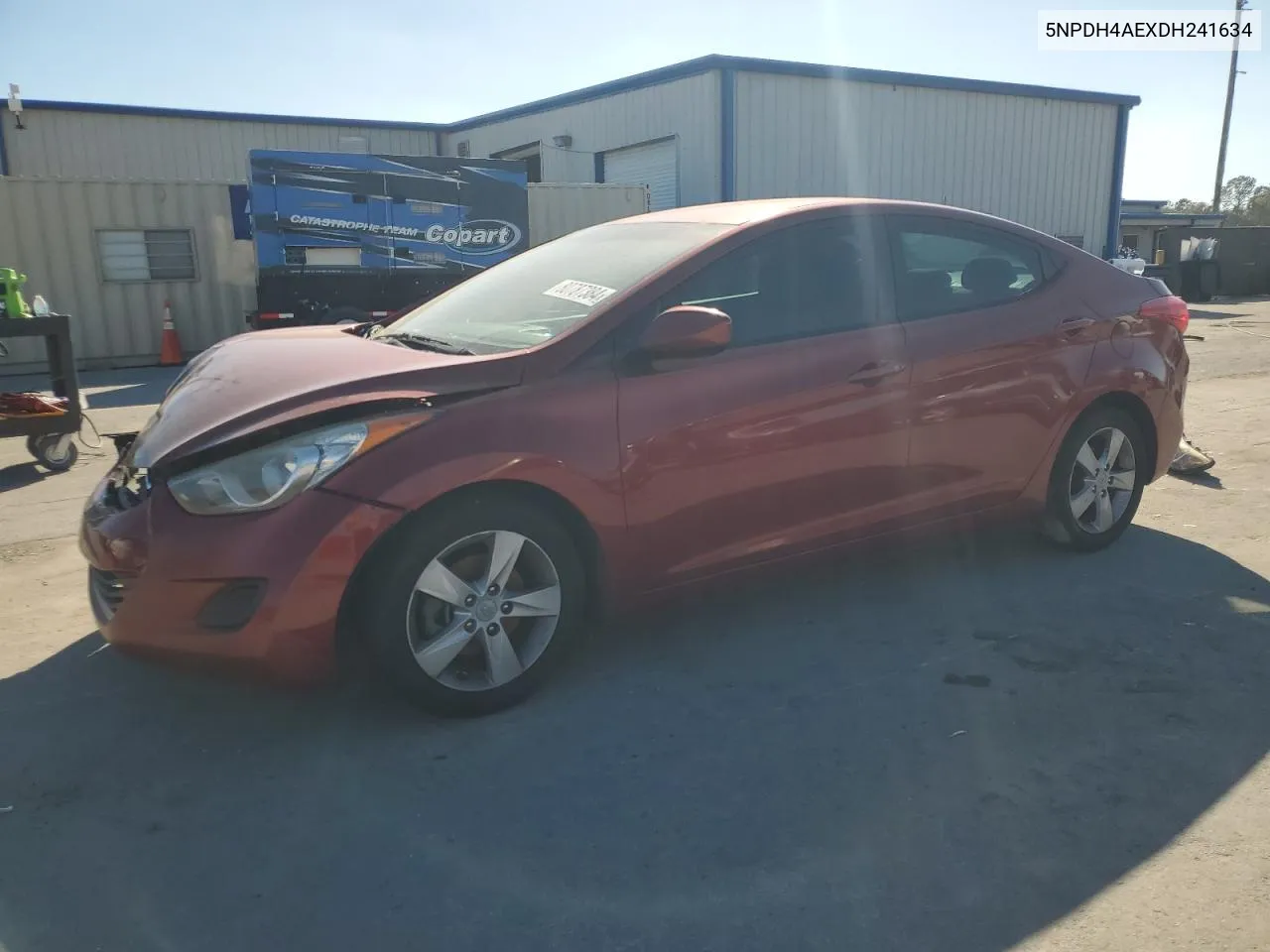 2013 Hyundai Elantra Gls VIN: 5NPDH4AEXDH241634 Lot: 80787384