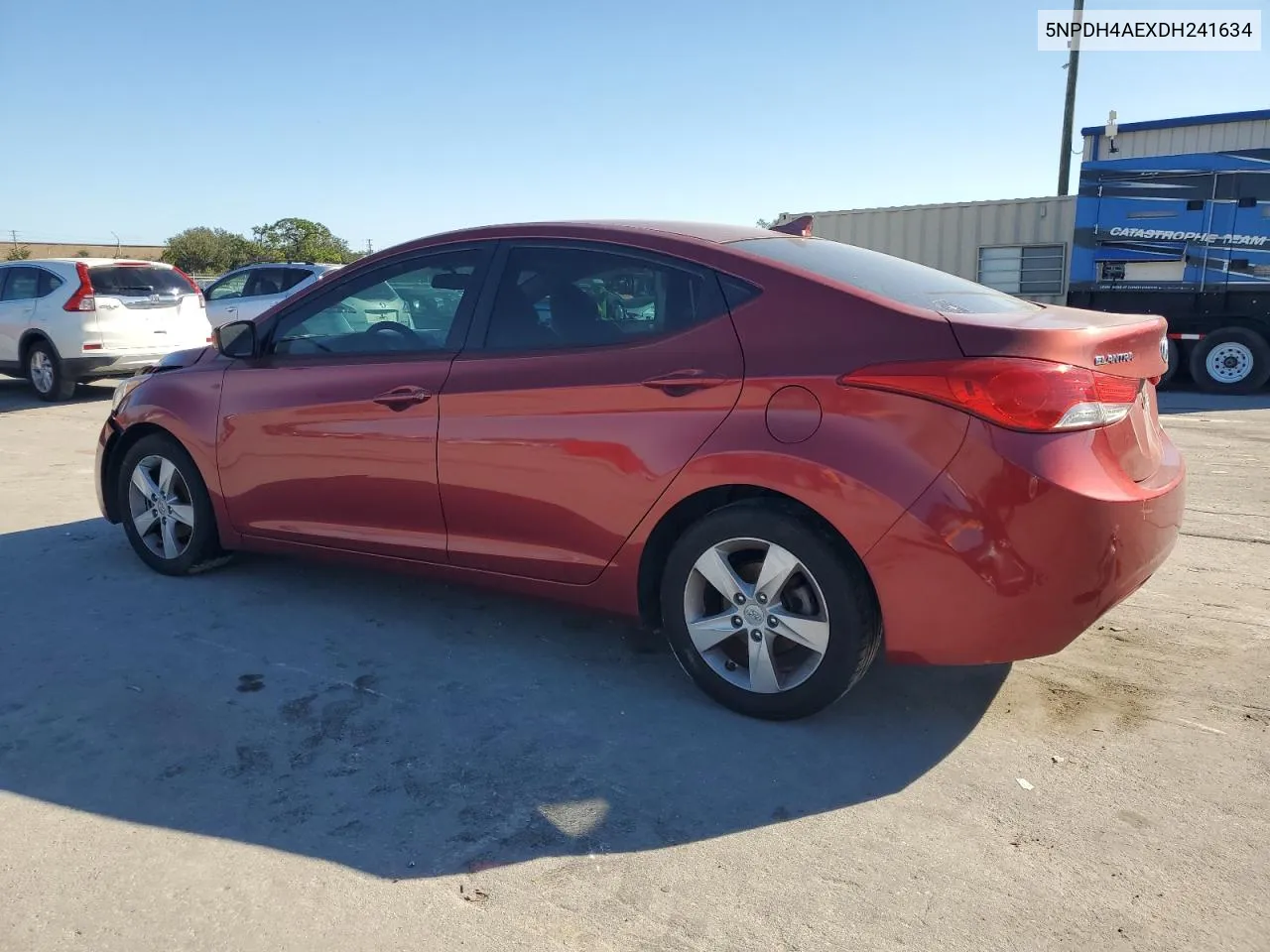 2013 Hyundai Elantra Gls VIN: 5NPDH4AEXDH241634 Lot: 80787384