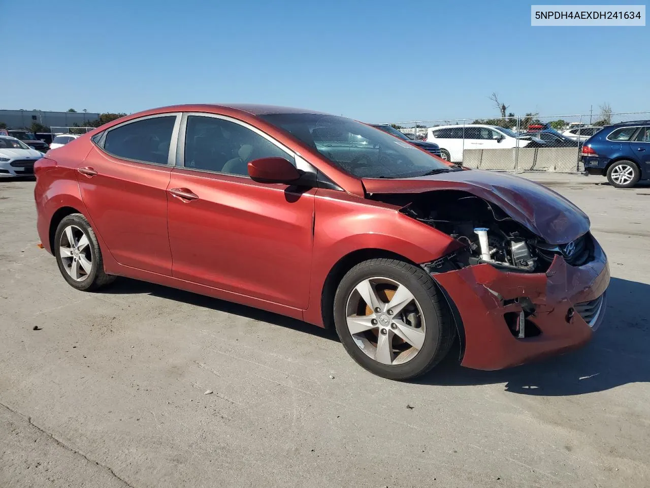 2013 Hyundai Elantra Gls VIN: 5NPDH4AEXDH241634 Lot: 80787384