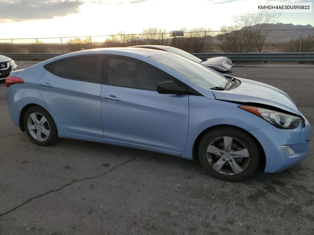 2013 Hyundai Elantra Gls VIN: KMHDH4AE3DU595822 Lot: 81115394