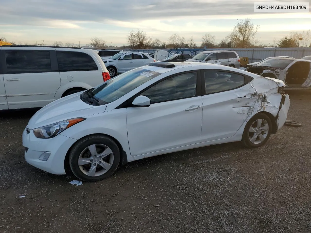 2013 Hyundai Elantra Gls VIN: 5NPDH4AE8DH183409 Lot: 81282704