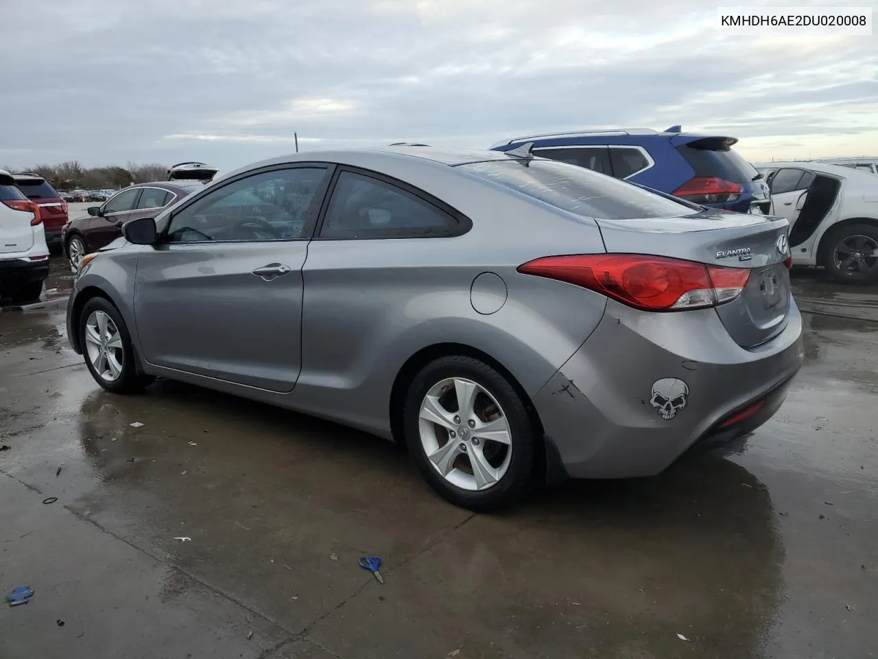 2013 Hyundai Elantra Coupe Gs VIN: KMHDH6AE2DU020008 Lot: 81831553