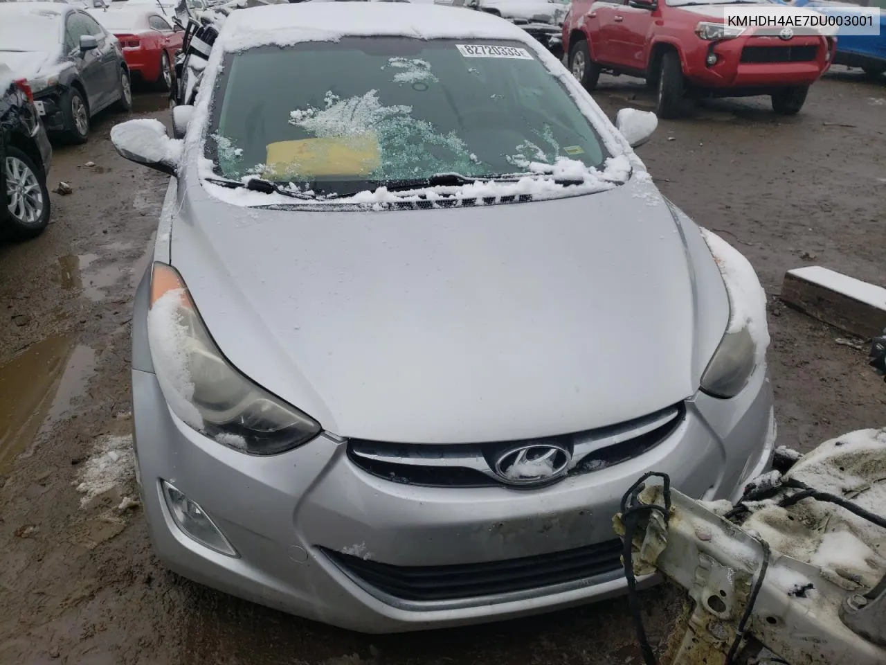 KMHDH4AE7DU003001 2013 Hyundai Elantra Gls