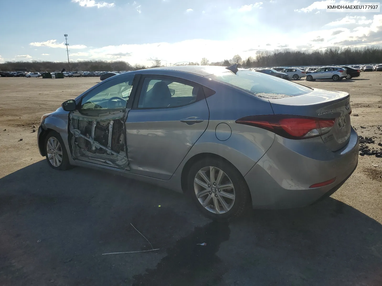 2014 Hyundai Elantra Se VIN: KMHDH4AEXEU177937 Lot: 42691874