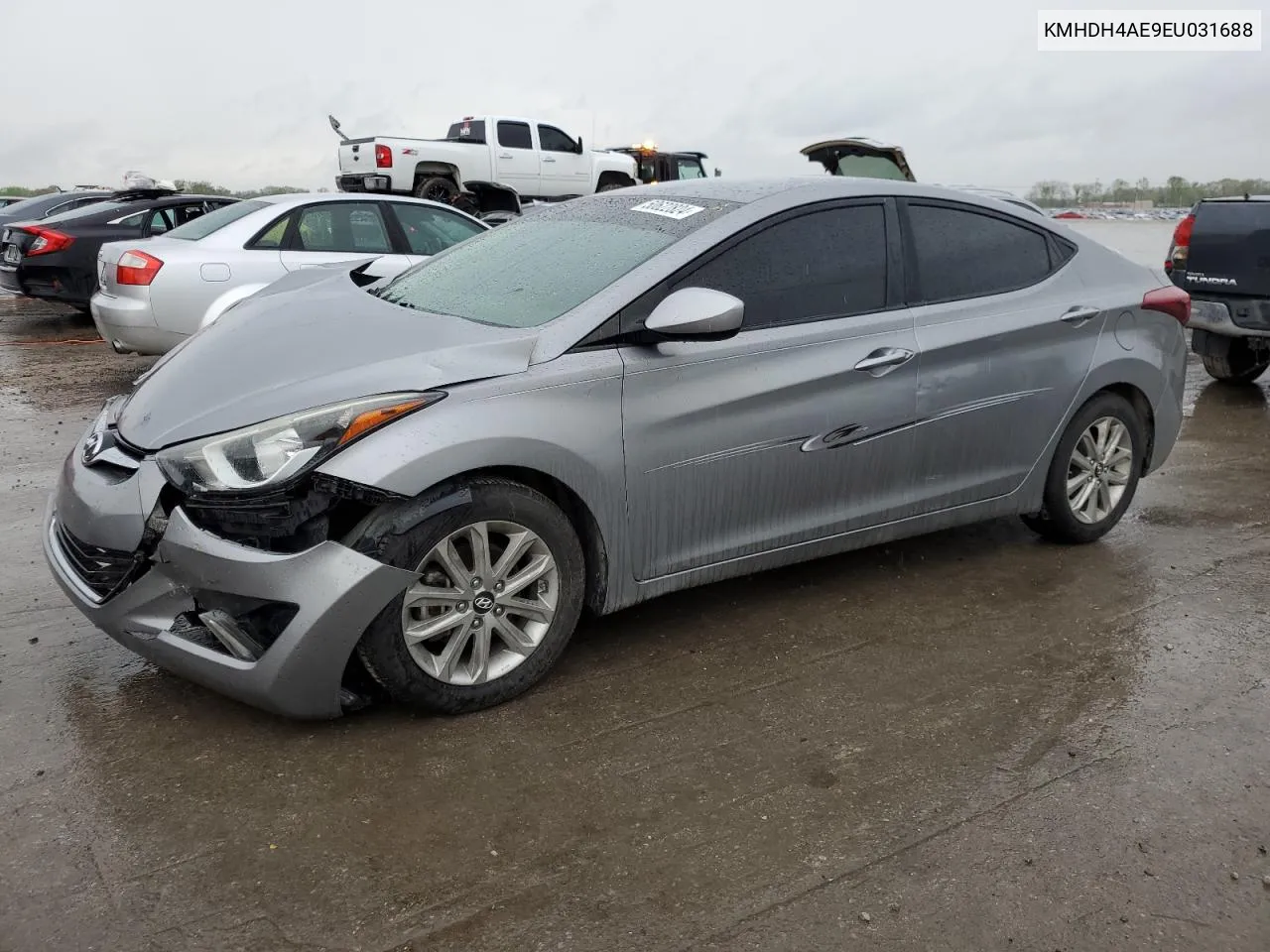 KMHDH4AE9EU031688 2014 Hyundai Elantra Se