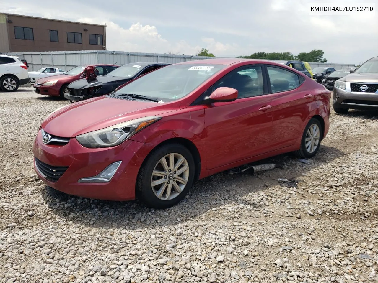 2014 Hyundai Elantra Se VIN: KMHDH4AE7EU182710 Lot: 55092714