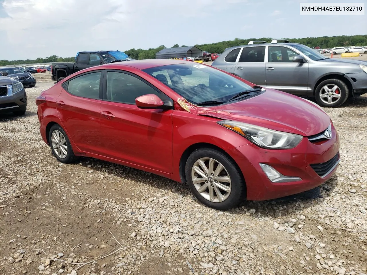 2014 Hyundai Elantra Se VIN: KMHDH4AE7EU182710 Lot: 55092714