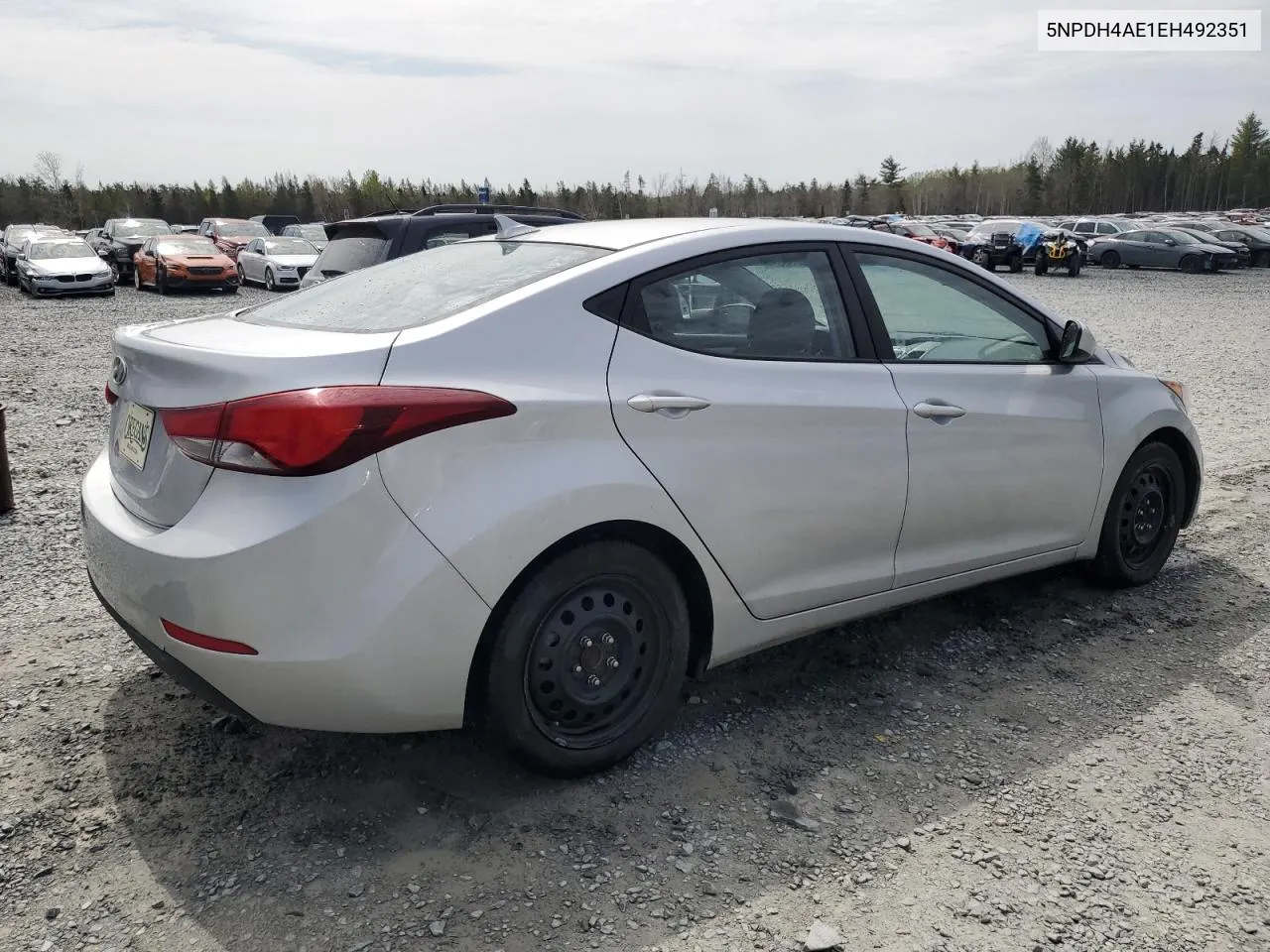 2014 Hyundai Elantra Se VIN: 5NPDH4AE1EH492351 Lot: 55358504