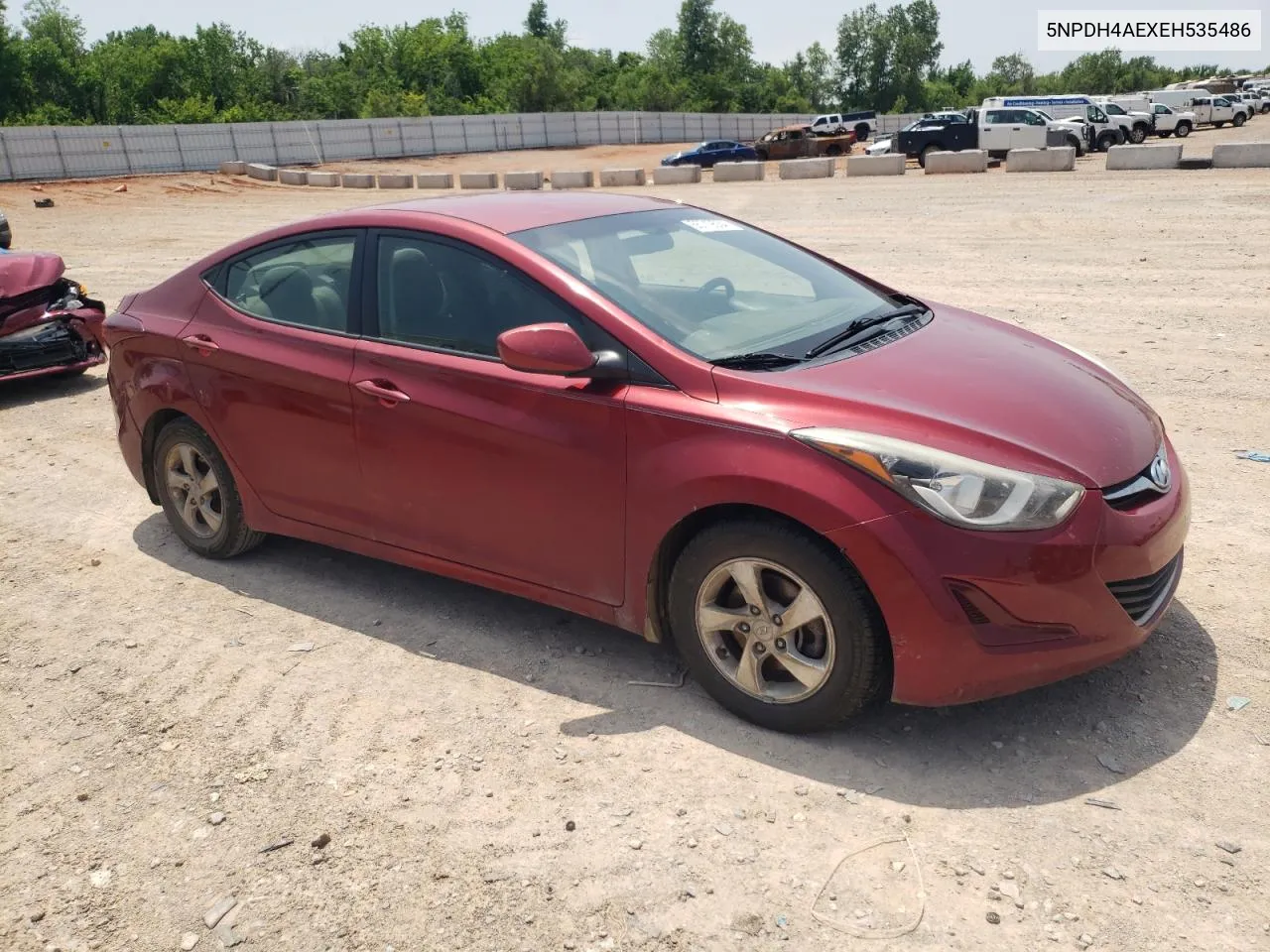 2014 Hyundai Elantra Se VIN: 5NPDH4AEXEH535486 Lot: 55719534