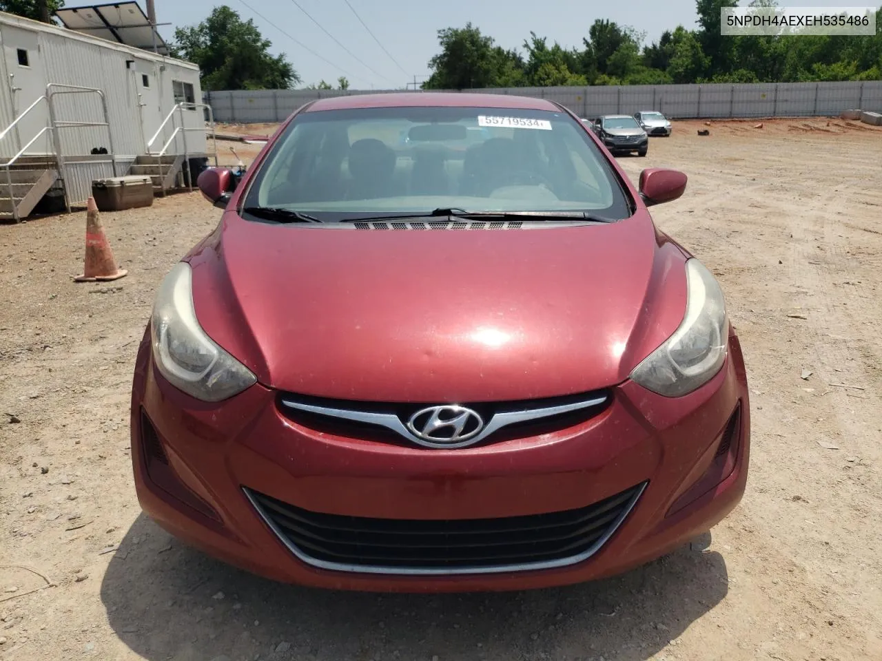 2014 Hyundai Elantra Se VIN: 5NPDH4AEXEH535486 Lot: 55719534