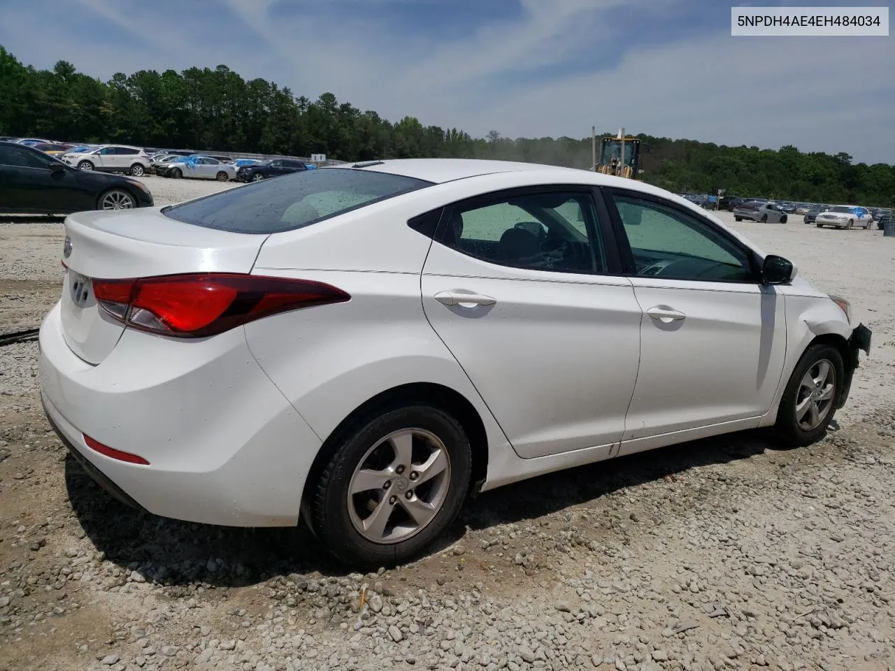 2014 Hyundai Elantra Se VIN: 5NPDH4AE4EH484034 Lot: 57171424