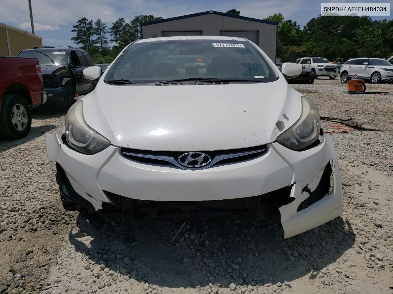 5NPDH4AE4EH484034 2014 Hyundai Elantra Se