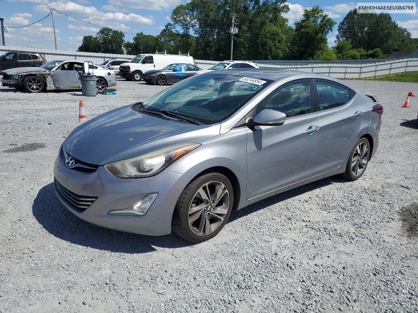 KMHDH4AE6EU084798 2014 Hyundai Elantra Se