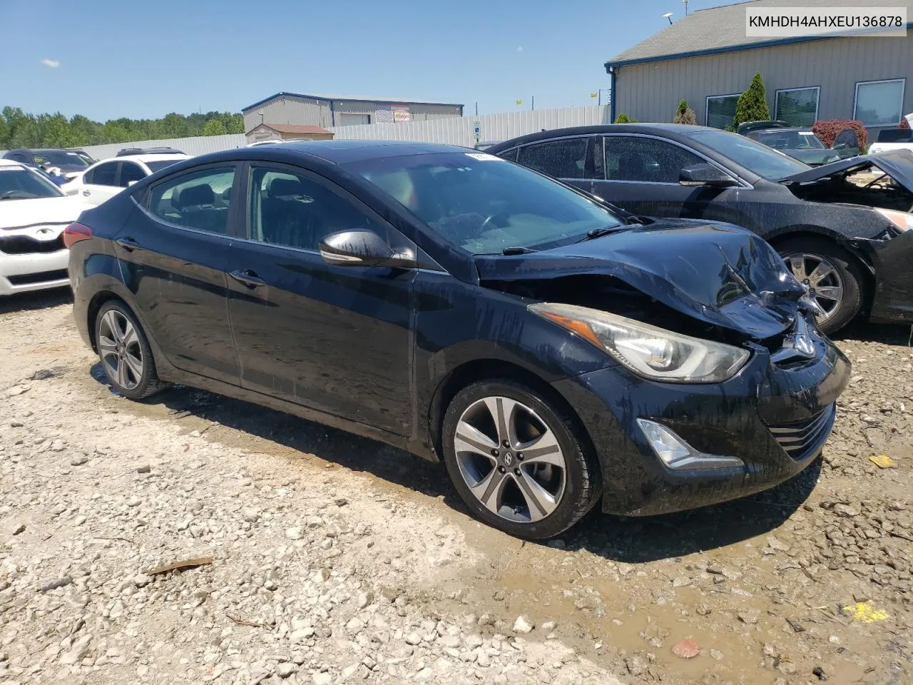 2014 Hyundai Elantra Se VIN: KMHDH4AHXEU136878 Lot: 59987714