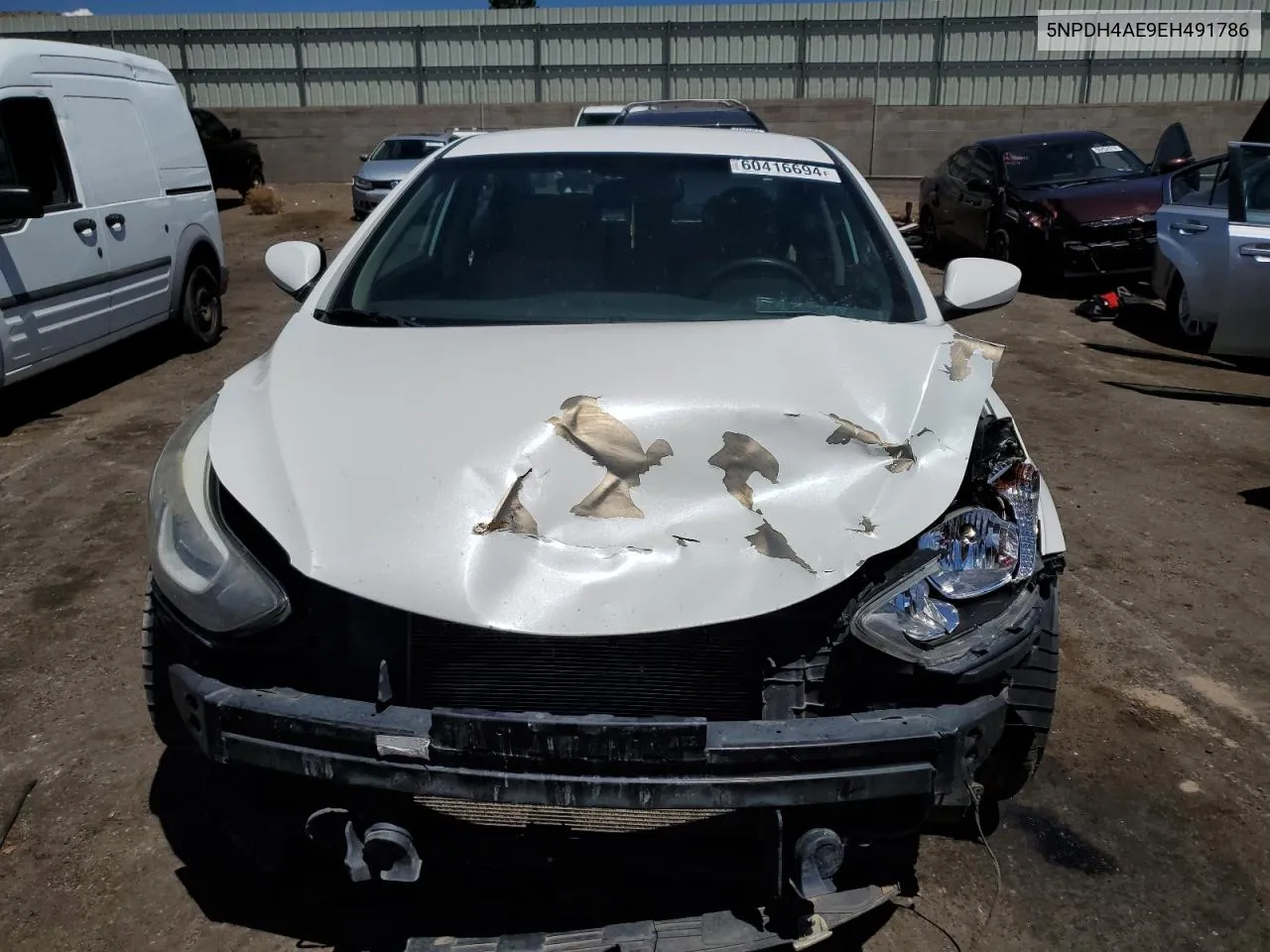 5NPDH4AE9EH491786 2014 Hyundai Elantra Se