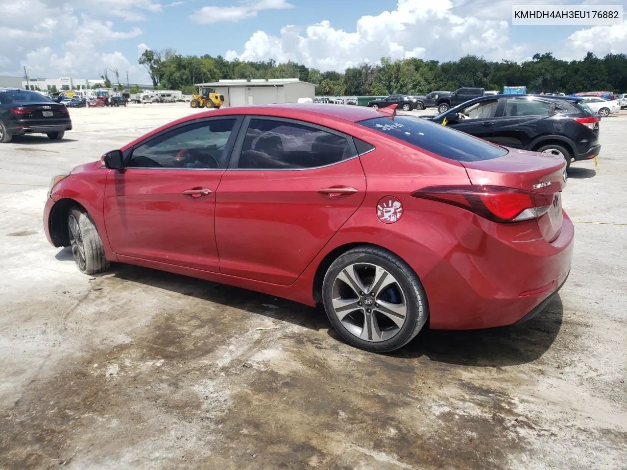 KMHDH4AH3EU176882 2014 Hyundai Elantra Se