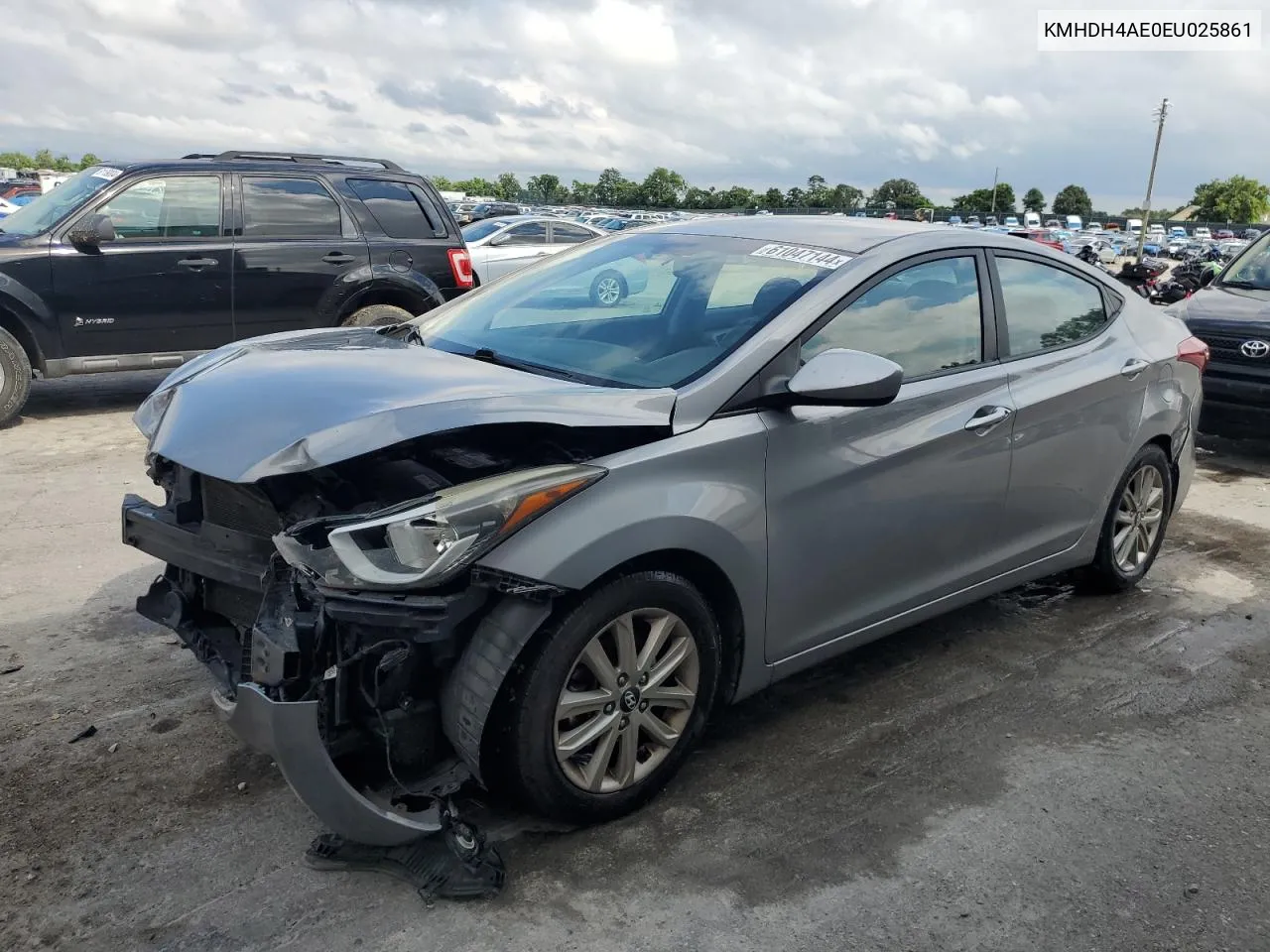 2014 Hyundai Elantra Se VIN: KMHDH4AE0EU025861 Lot: 61047144