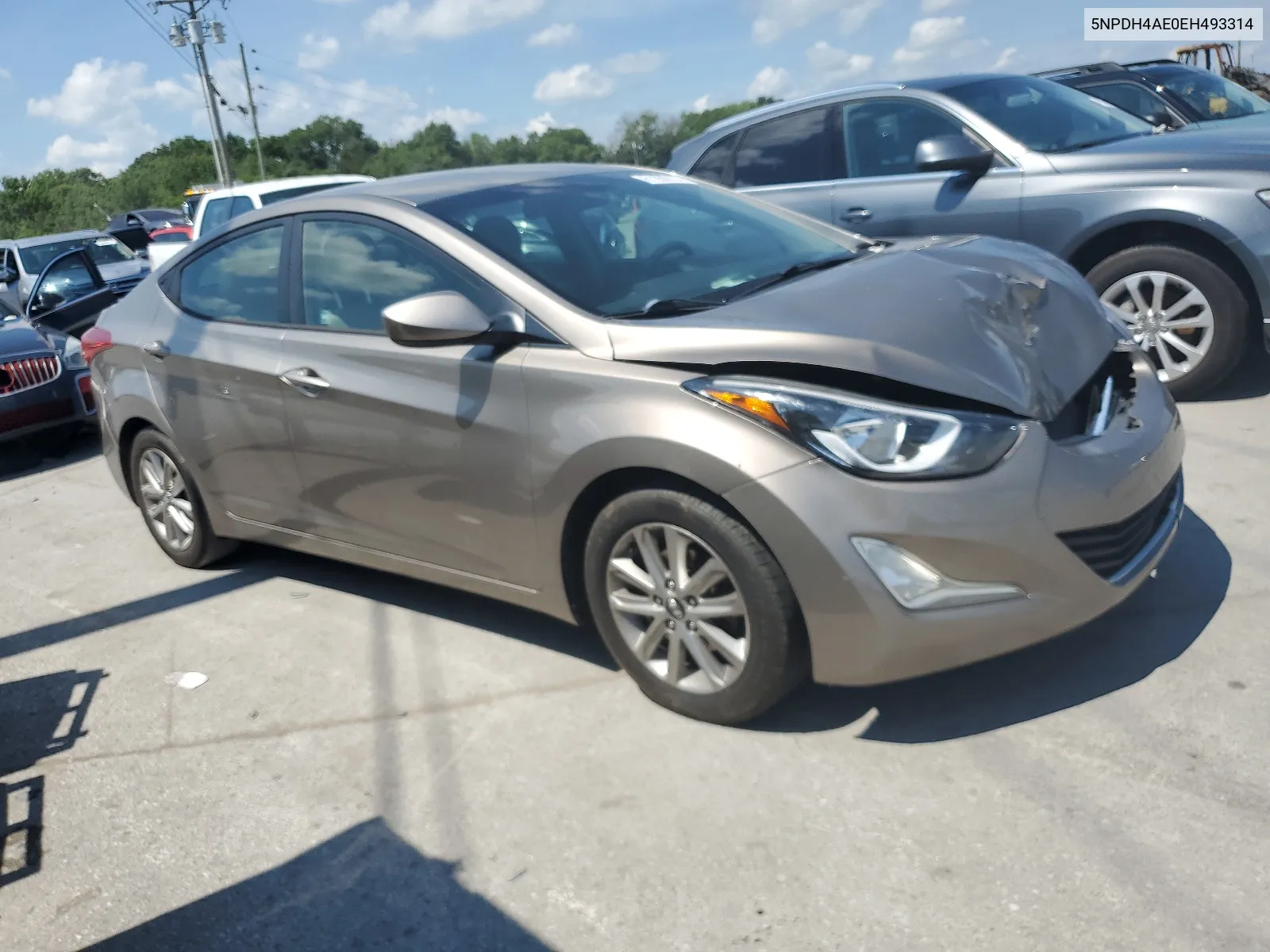 2014 Hyundai Elantra Se VIN: 5NPDH4AE0EH493314 Lot: 61206184