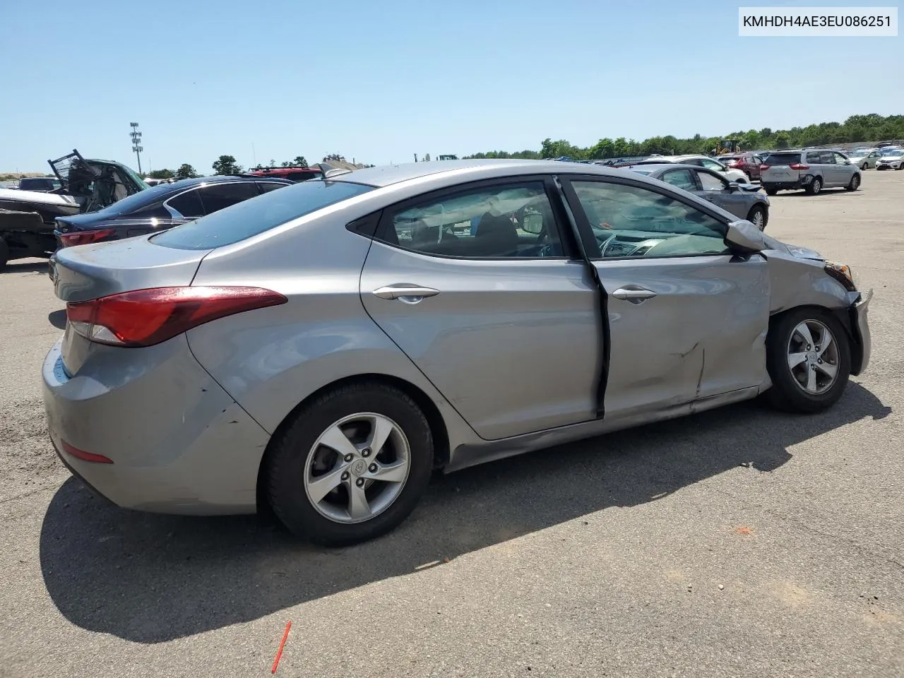 2014 Hyundai Elantra Se VIN: KMHDH4AE3EU086251 Lot: 61295444