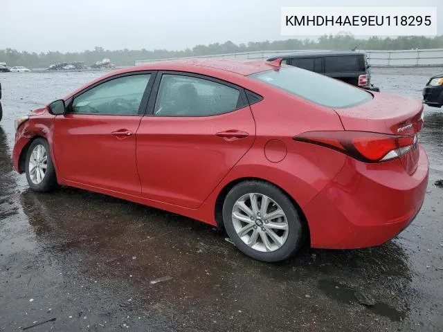 2014 Hyundai Elantra Se VIN: KMHDH4AE9EU118295 Lot: 61389694