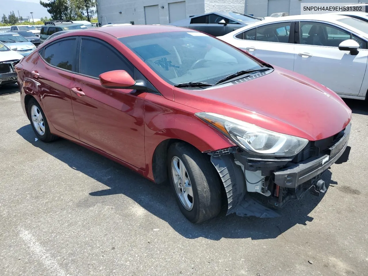 2014 Hyundai Elantra Se VIN: 5NPDH4AE9EH531302 Lot: 62373234