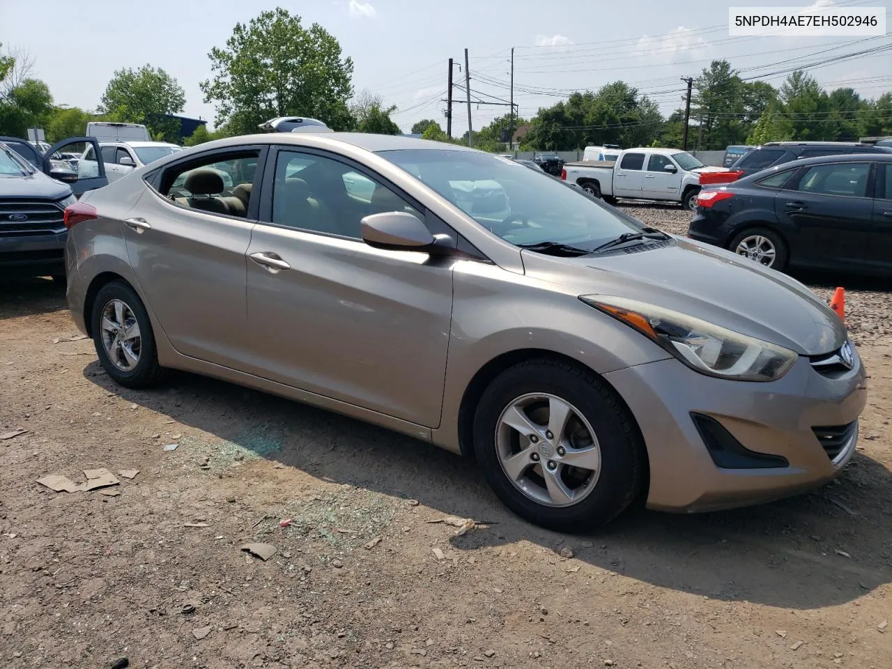 2014 Hyundai Elantra Se VIN: 5NPDH4AE7EH502946 Lot: 62928224