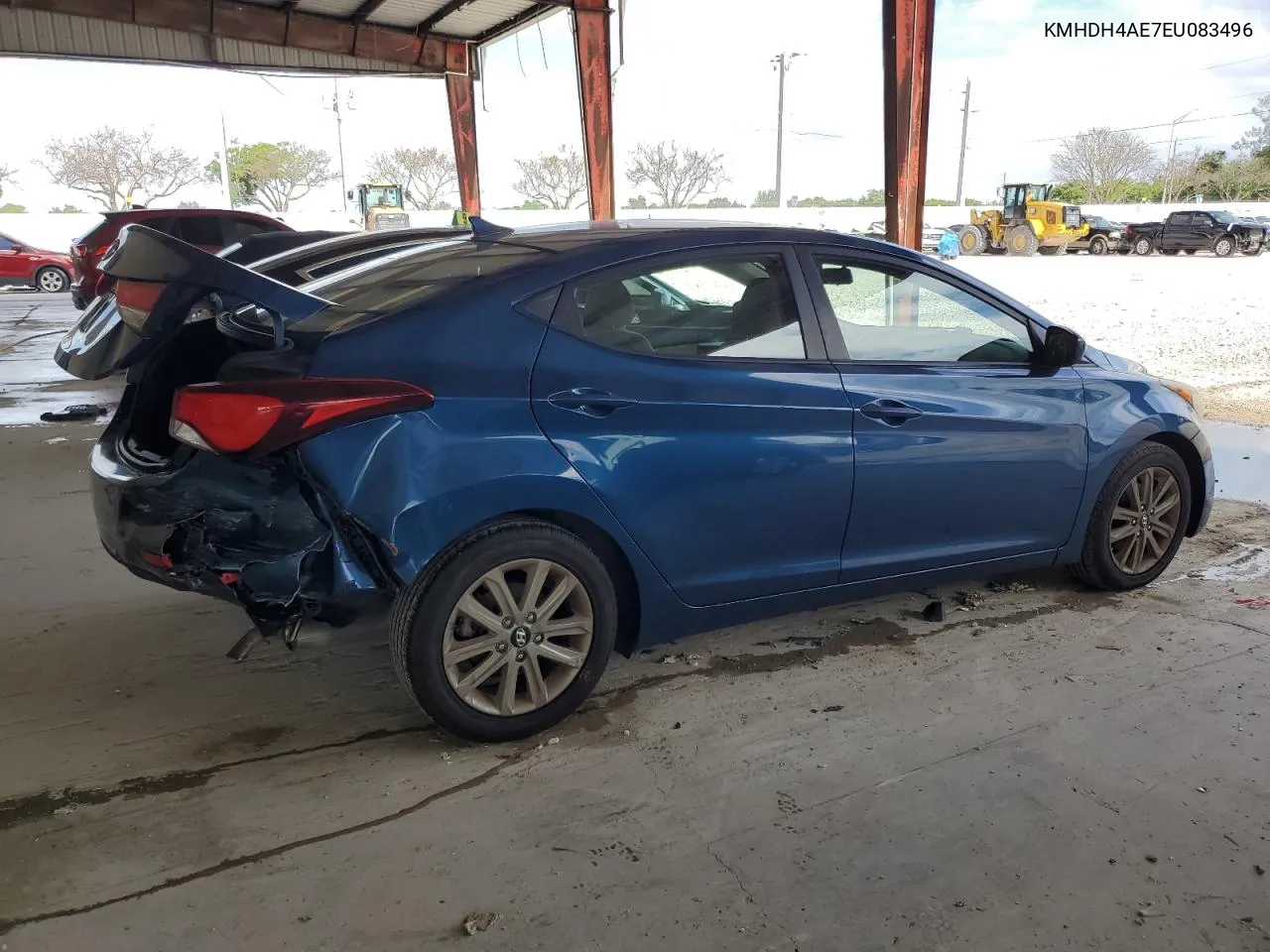 KMHDH4AE7EU083496 2014 Hyundai Elantra Se