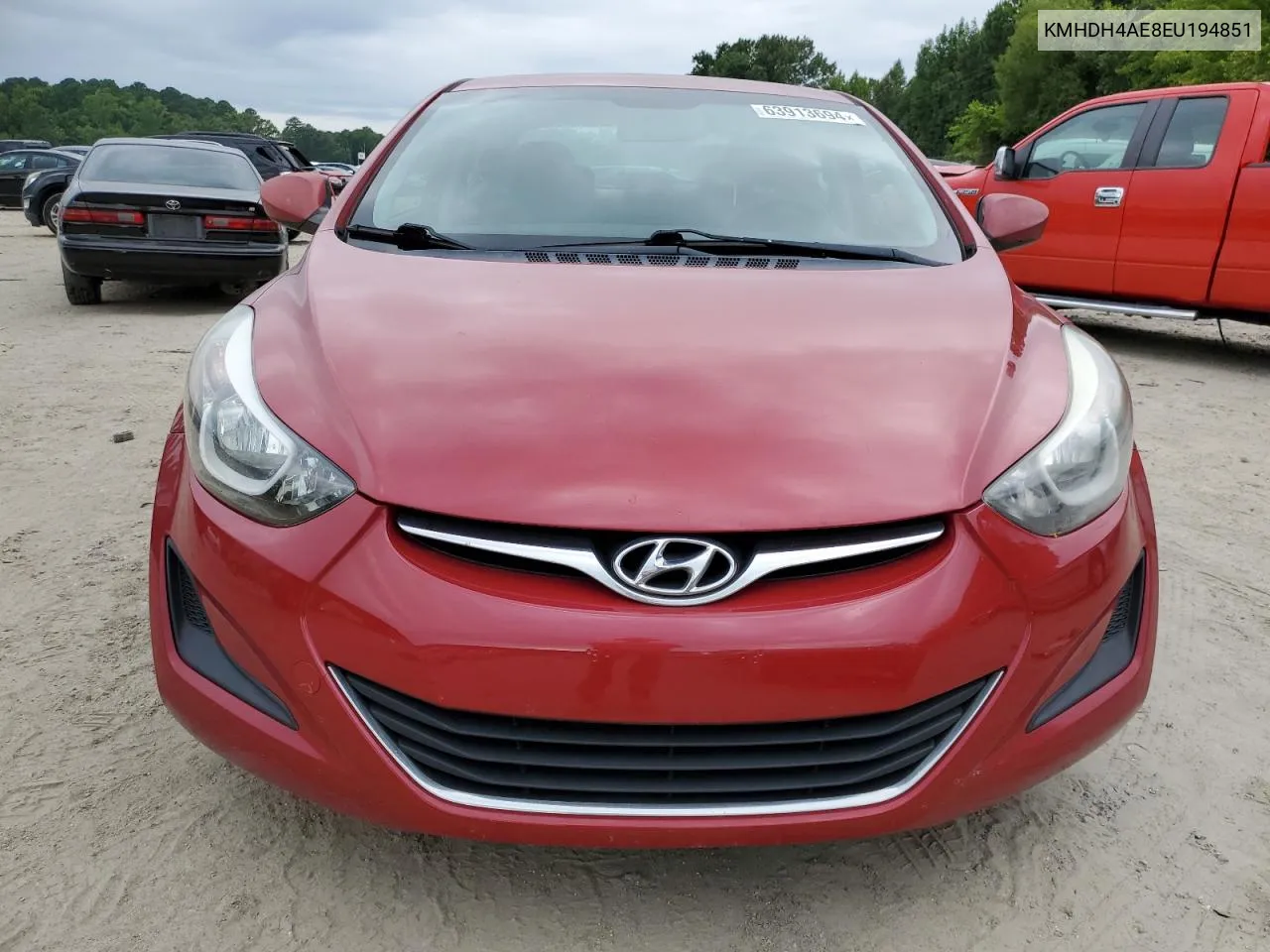 2014 Hyundai Elantra Se VIN: KMHDH4AE8EU194851 Lot: 63913694