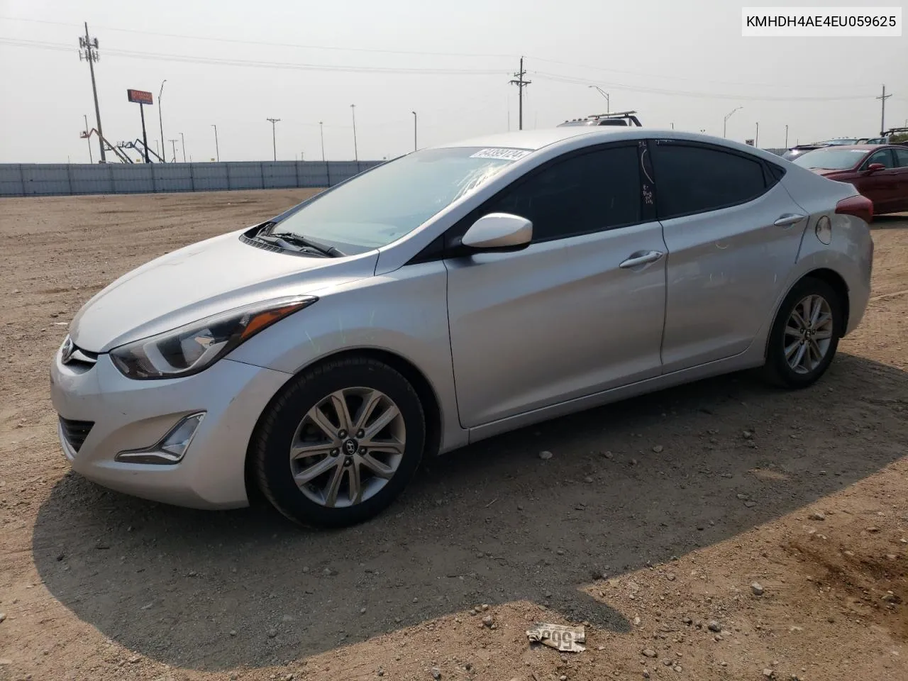 KMHDH4AE4EU059625 2014 Hyundai Elantra Se