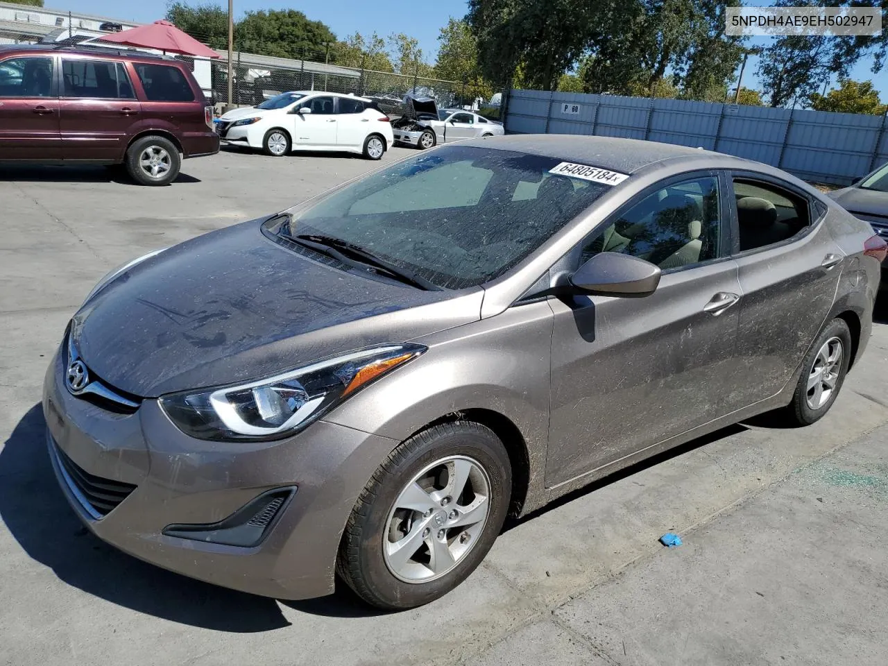 5NPDH4AE9EH502947 2014 Hyundai Elantra Se