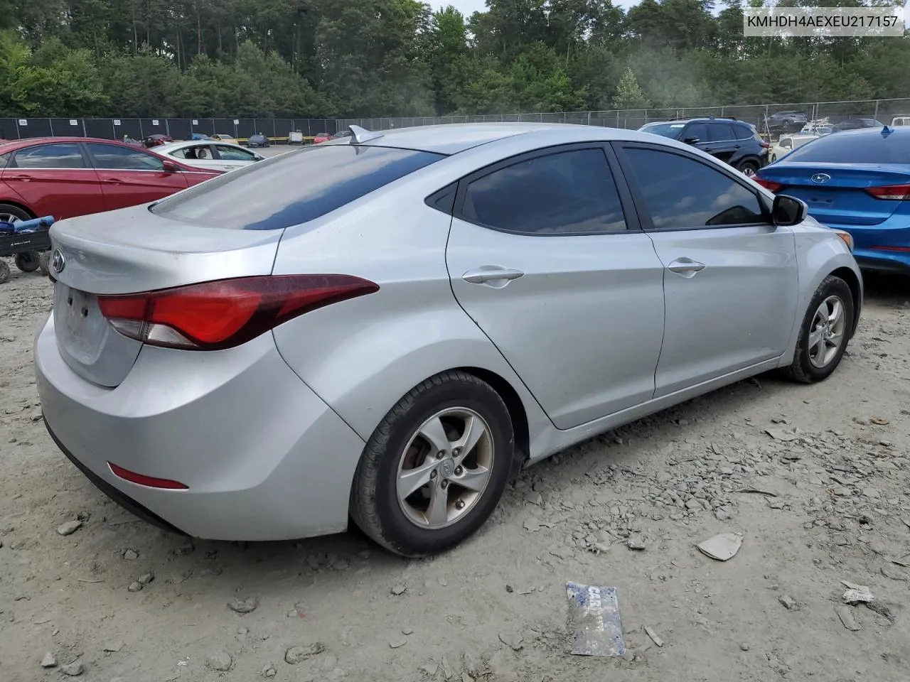 KMHDH4AEXEU217157 2014 Hyundai Elantra Se