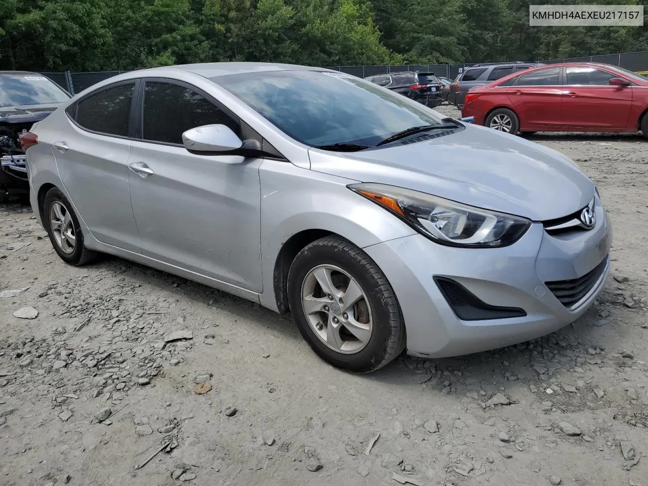 KMHDH4AEXEU217157 2014 Hyundai Elantra Se