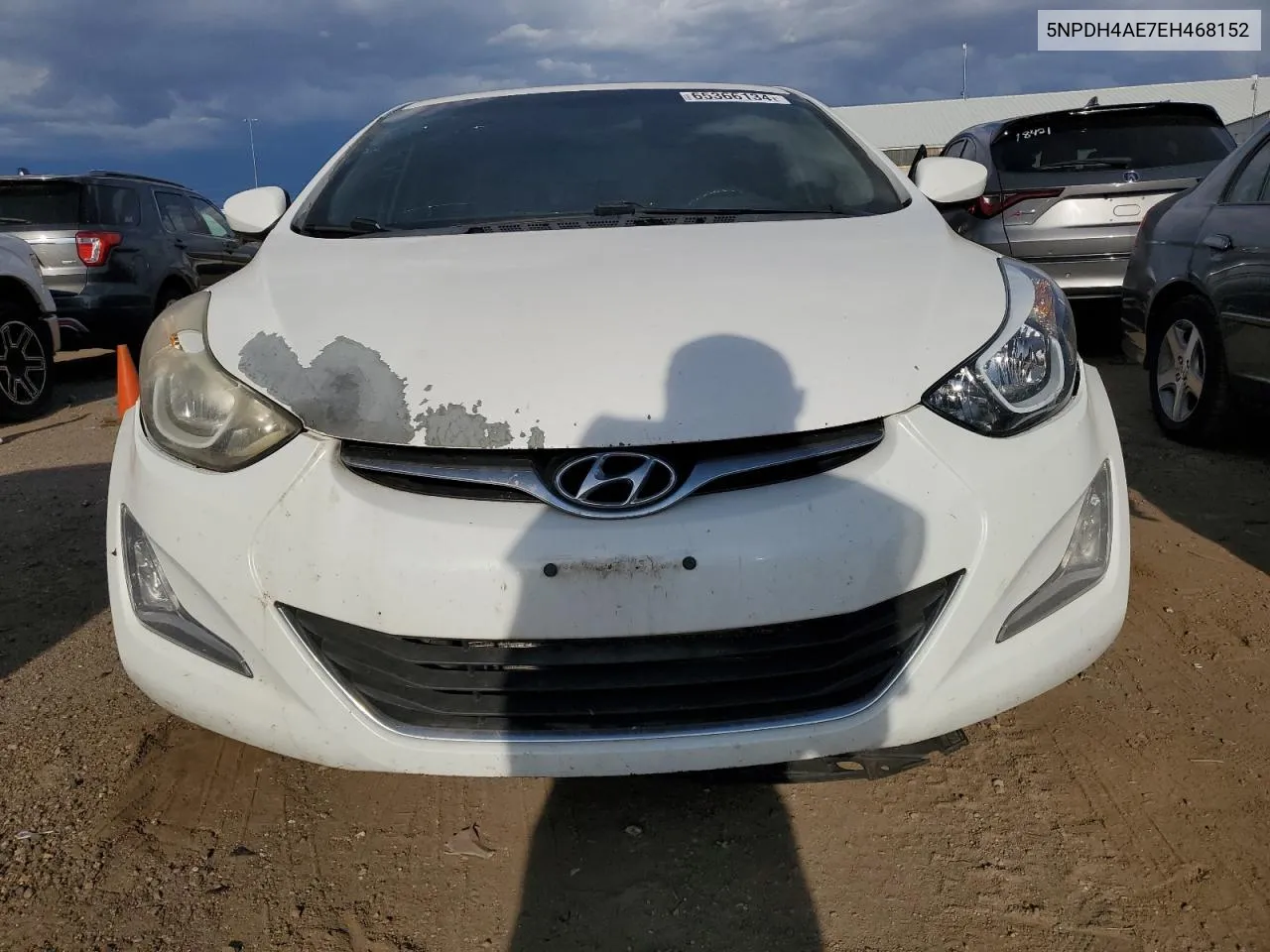 5NPDH4AE7EH468152 2014 Hyundai Elantra Se