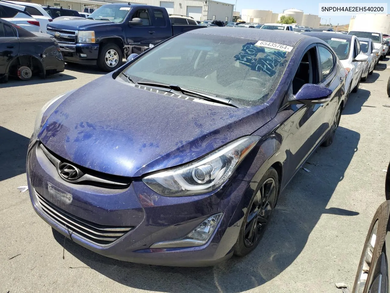 5NPDH4AE2EH540200 2014 Hyundai Elantra Se